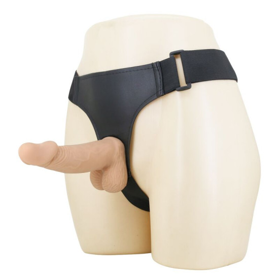 ZANE ARNÉS CON DILDO FLEXIBLE 17 CM Ø 4,3 CM COLOR NATURAL