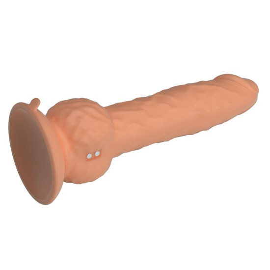 Eren Dildo Vibrador con Empuje 20,5 cm Natural