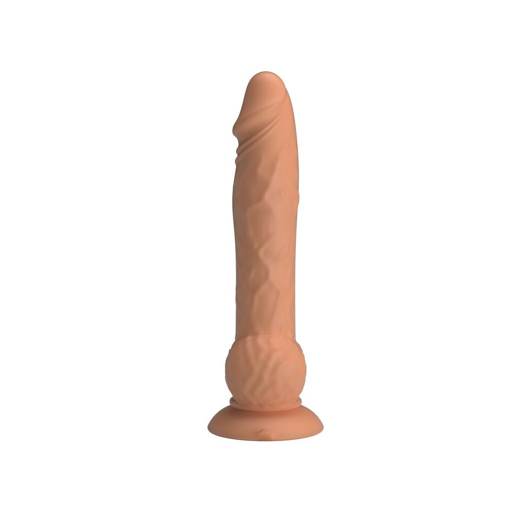 Eren Dildo Vibrador con Empuje 20,5 cm Natural