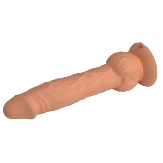 Eren Dildo Vibrador con Empuje 20,5 cm Natural