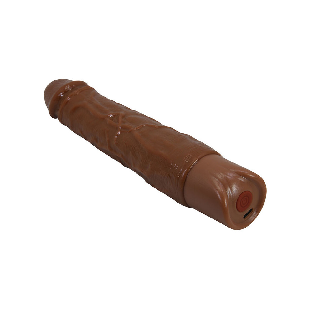 Kessler Dildo Vibrador Realista con Empuje Marrón