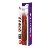 Kessler Dildo Vibrador Realista con Empuje Marrón