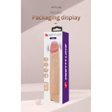 Kessler Dildo Vibrador Realista con Empuje 22 cm Natural