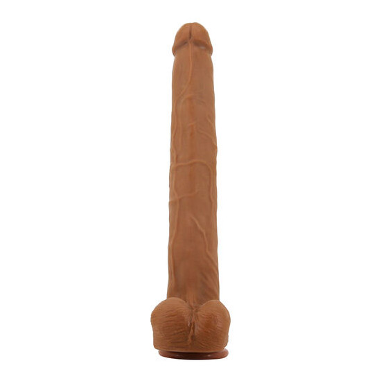 Viggo Dildo Realista 36,5 cm Marrón