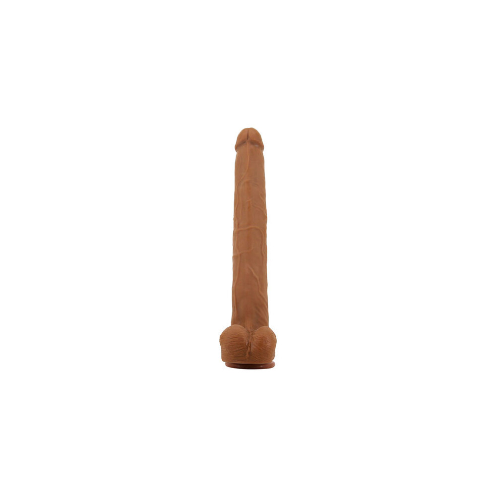 Viggo Dildo Realista 36,5 cm Marrón