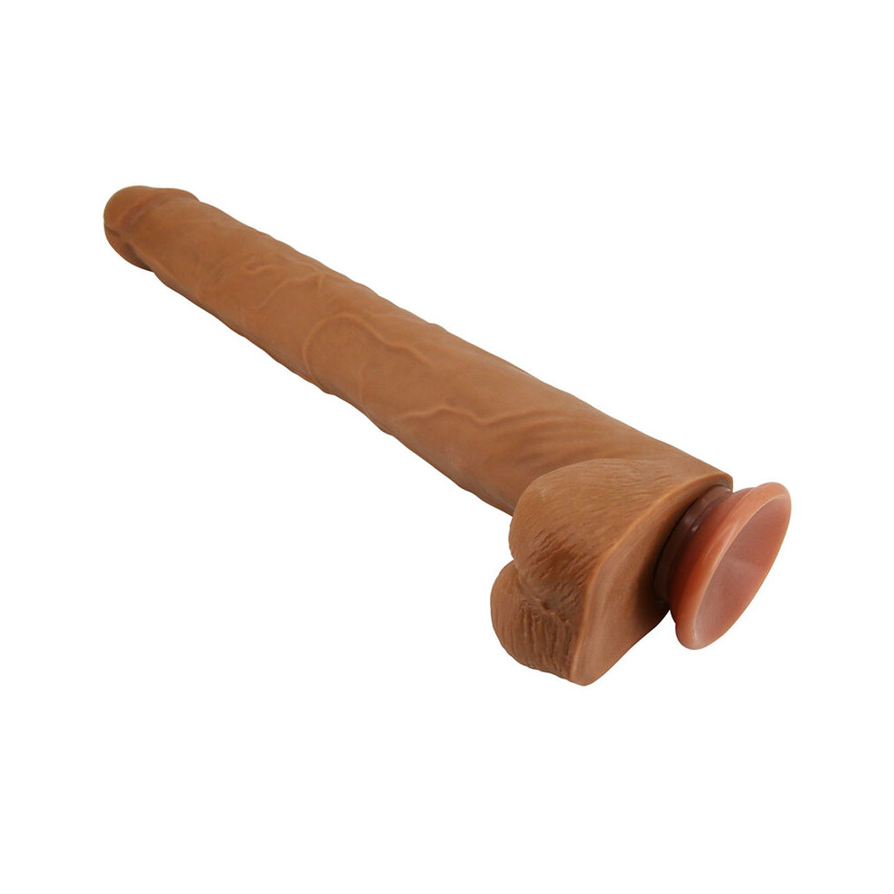 Viggo Dildo Realista 36,5 cm Marrón