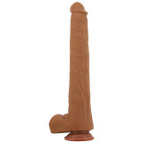 Viggo Dildo Realista 36,5 cm Marrón