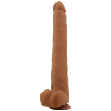 Viggo Dildo Realista 36,5 cm Marrón