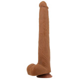Viggo Dildo Realista 36,5 cm Marrón