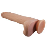 Nolan Dildo Vibrador Con Empuje y Rotación - Control Remoto Natural
