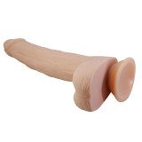 Miles Dildo Vibrador Con Empuje y Rotación 23,5 cm Control Remoto Natural