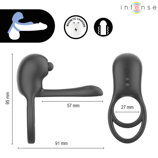 Spike Anillo Vibrador Con Control Remoto