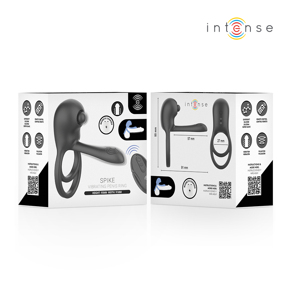 Spike Anillo Vibrador Con Control Remoto