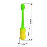 Pulsen Huevo vibrador con App Verde y Amarillo