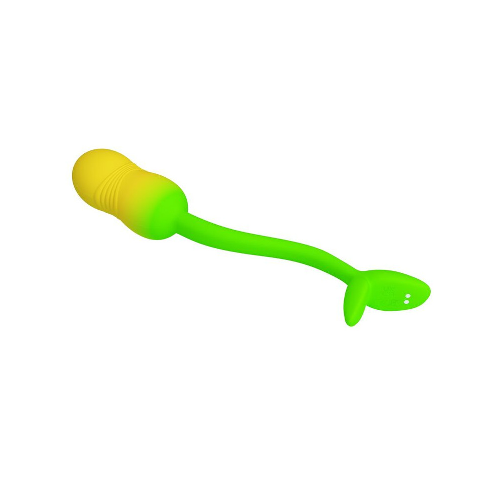Pulsen Huevo vibrador con App Verde y Amarillo