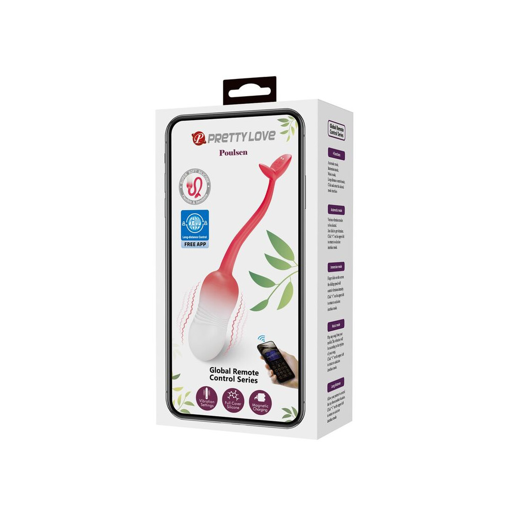 Pulsen Huevo Vibrador con App Rosa