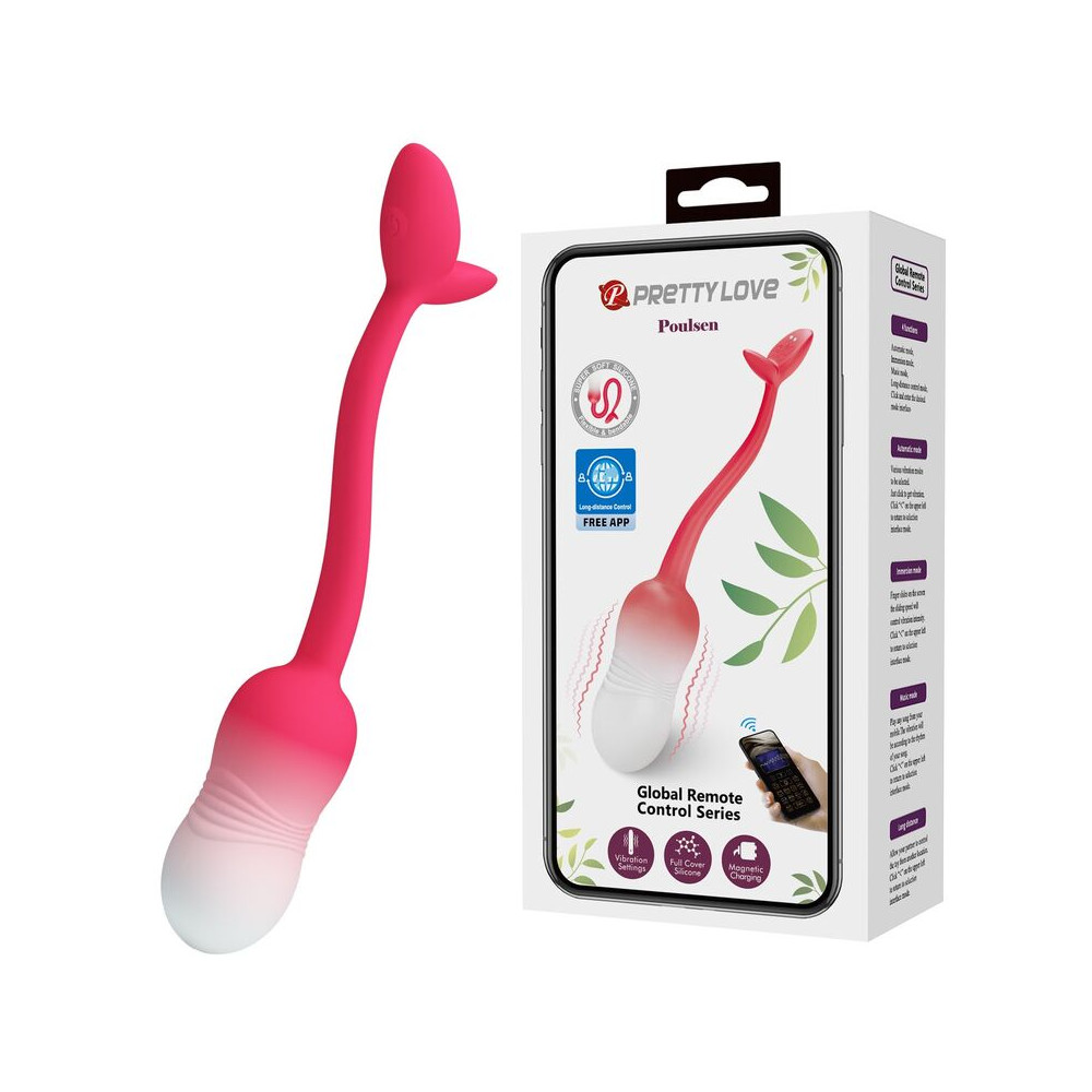 Pulsen Huevo Vibrador con App Rosa