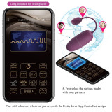 Nimph huevo vibrador con App morado