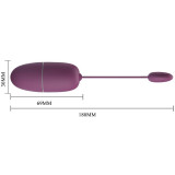 Nimph huevo vibrador con App morado