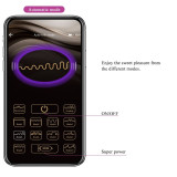 Nimph huevo vibrador con App morado