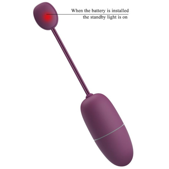 Nimph huevo vibrador con App morado
