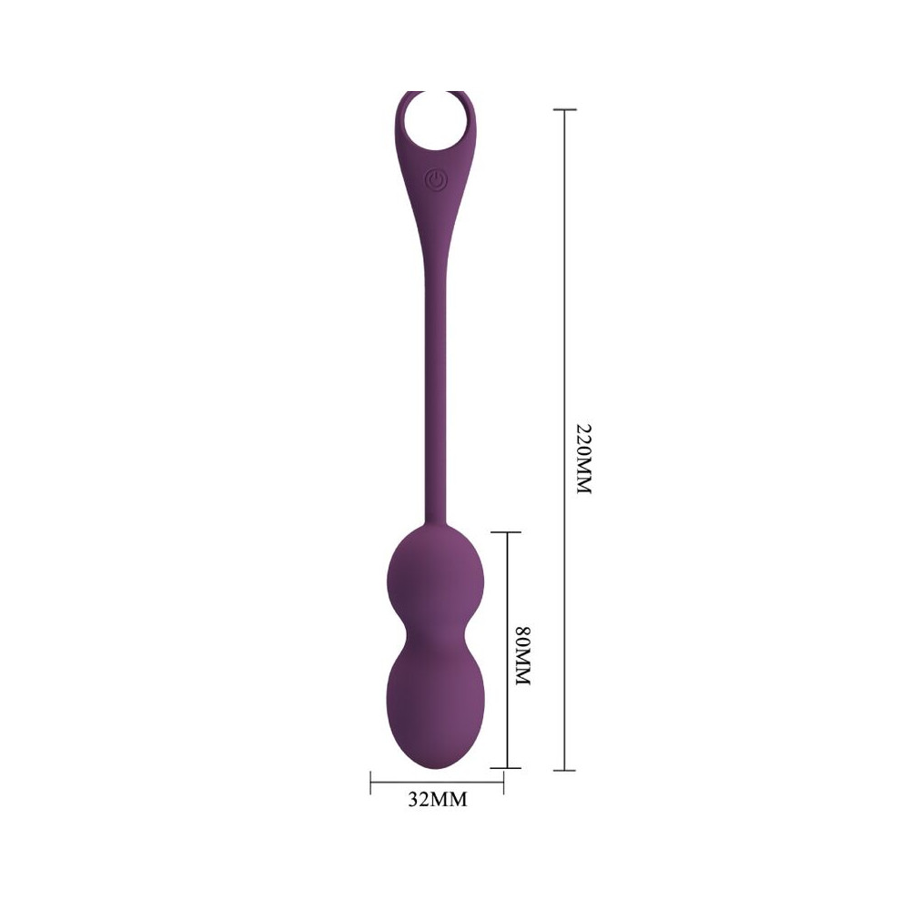 Elvira Bolas Kegel App Morado