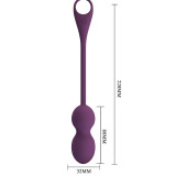 Elvira Bolas Kegel App Morado