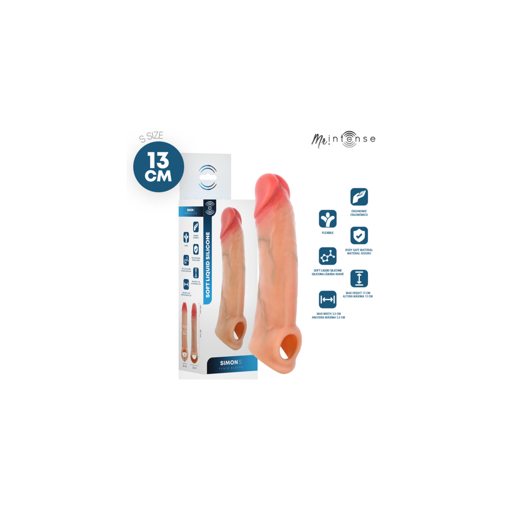SIMON S FUNDA DE PENE SILICONA 13 CM -Ø- 4 CM