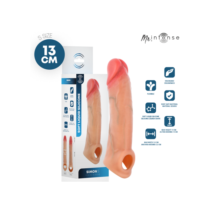 SIMON S FUNDA DE PENE SILICONA 13 CM -Ø- 4 CM