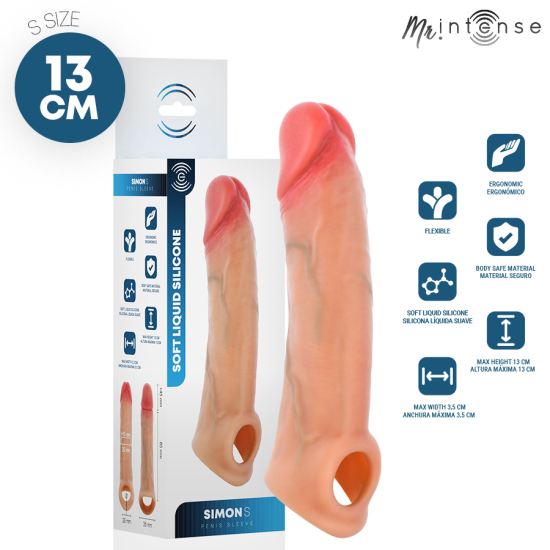 SIMON S FUNDA DE PENE SILICONA 13 CM -Ø- 4 CM