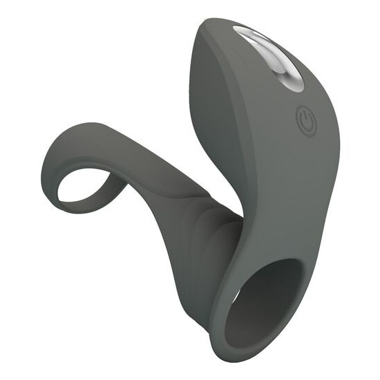 ANILLO VIBRADOR RECARGABLE CON DOBLE ESTIMULADOR