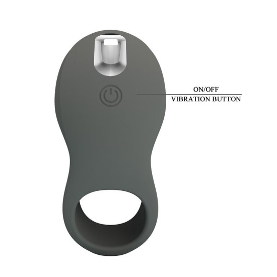 ANILLO VIBRADOR RECARGABLE CON DOBLE ESTIMULADOR