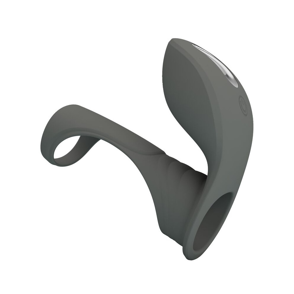 ANILLO VIBRADOR RECARGABLE CON DOBLE ESTIMULADOR