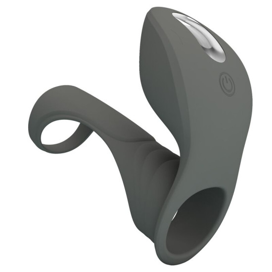 ANILLO VIBRADOR RECARGABLE CON DOBLE ESTIMULADOR