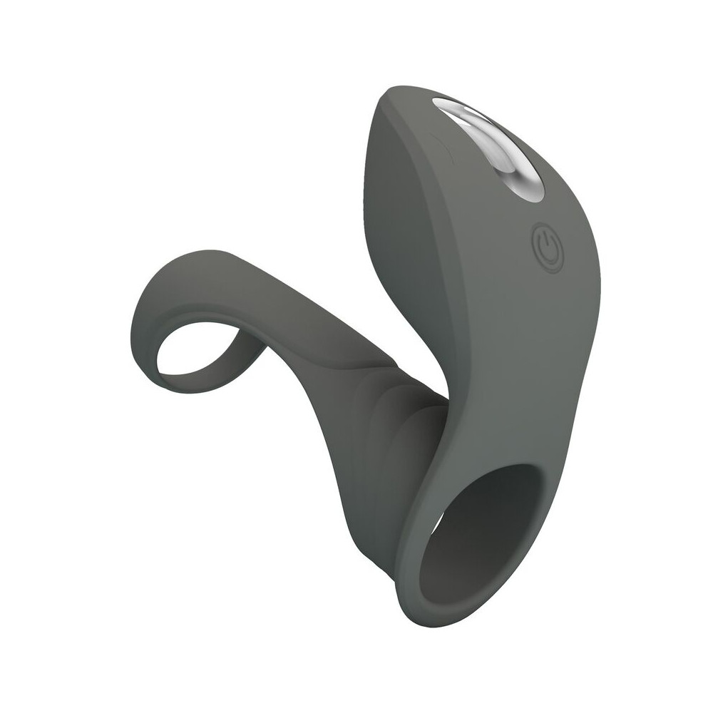 ANILLO VIBRADOR RECARGABLE CON DOBLE ESTIMULADOR