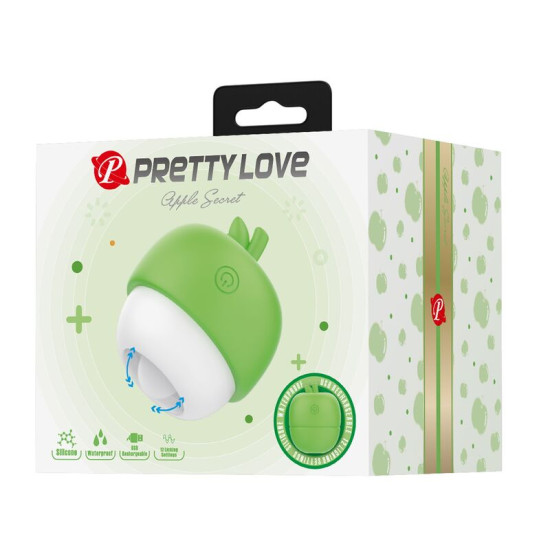 ESTIMULADOR CLITORAL CON EFECTO LENGUA RECARGABLE VERDE