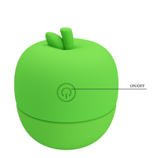 ESTIMULADOR CLITORAL CON EFECTO LENGUA RECARGABLE VERDE