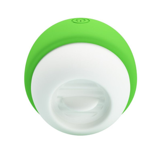 ESTIMULADOR CLITORAL CON EFECTO LENGUA RECARGABLE VERDE