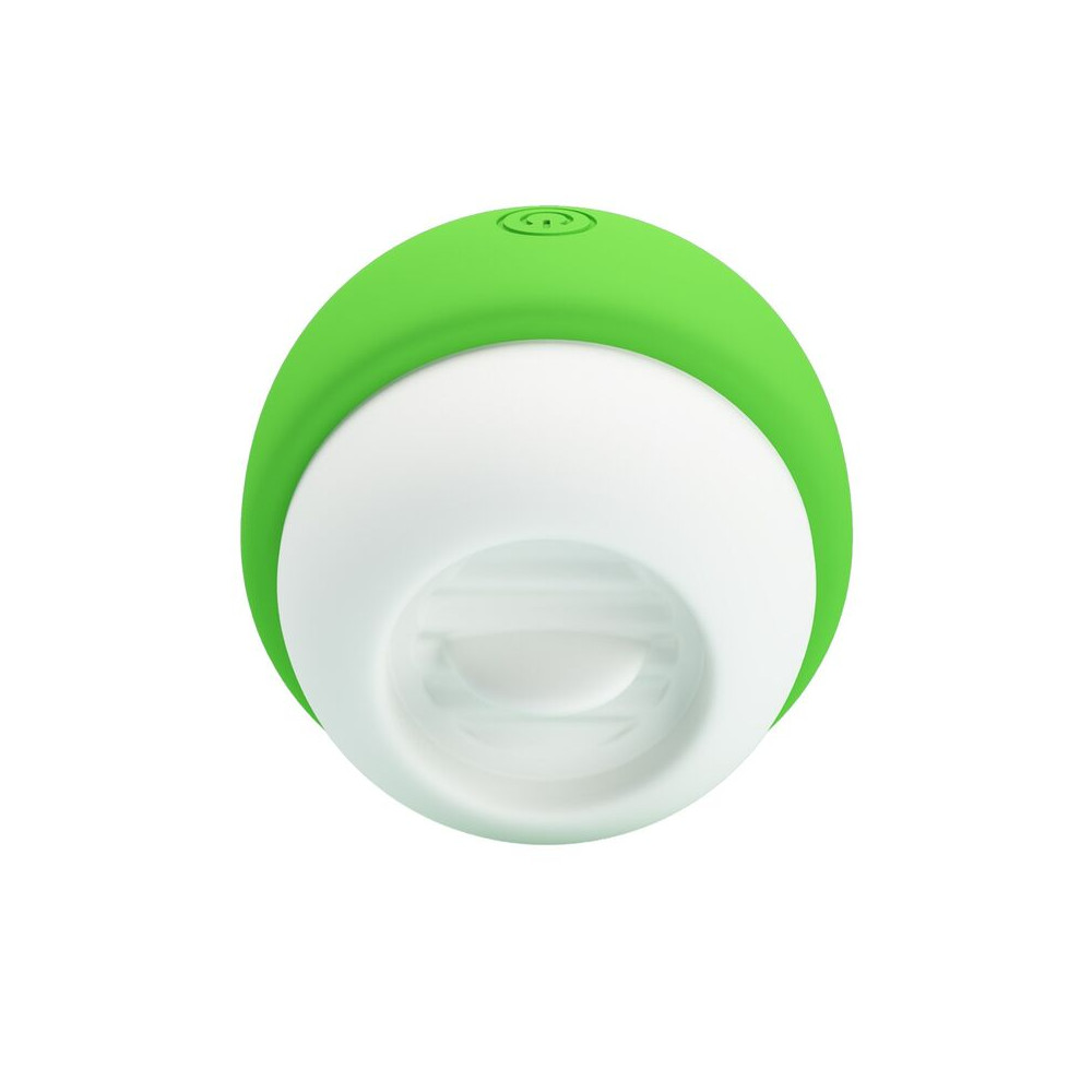ESTIMULADOR CLITORAL CON EFECTO LENGUA RECARGABLE VERDE
