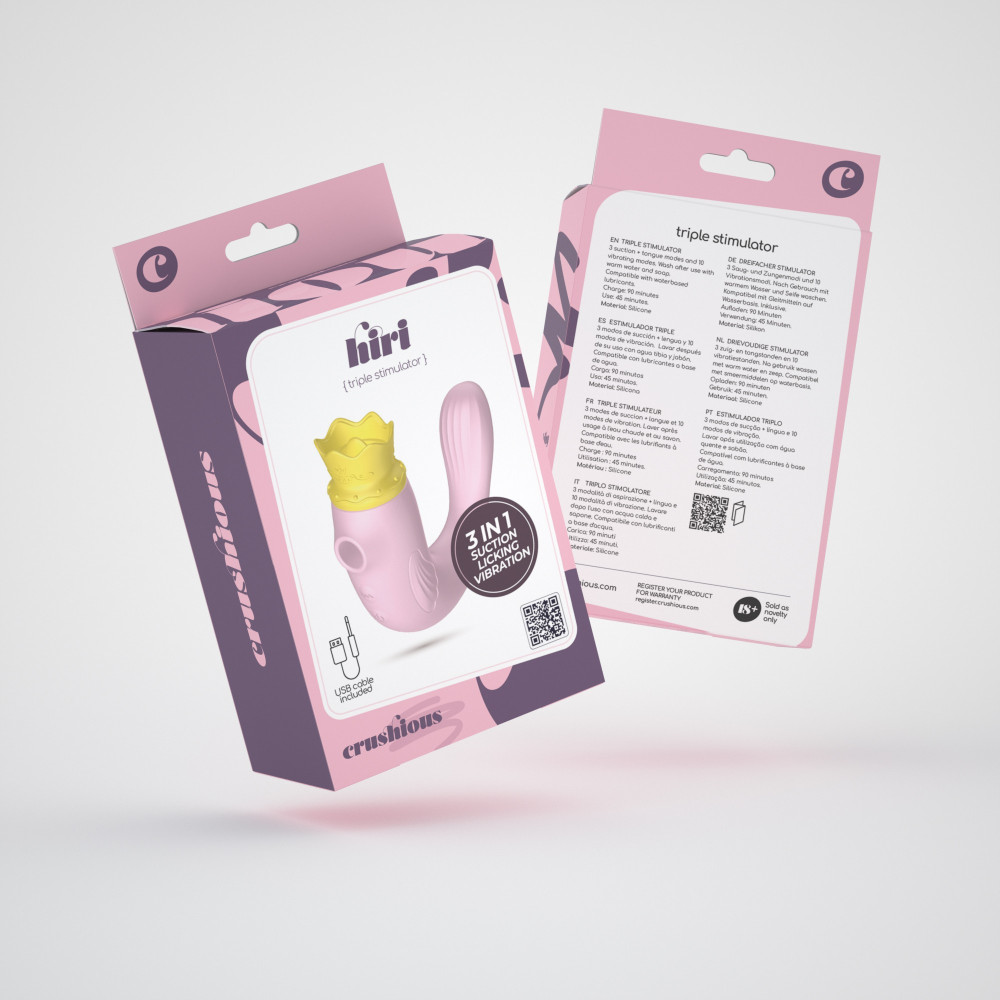 Hiri Estimulador Triple Rosa