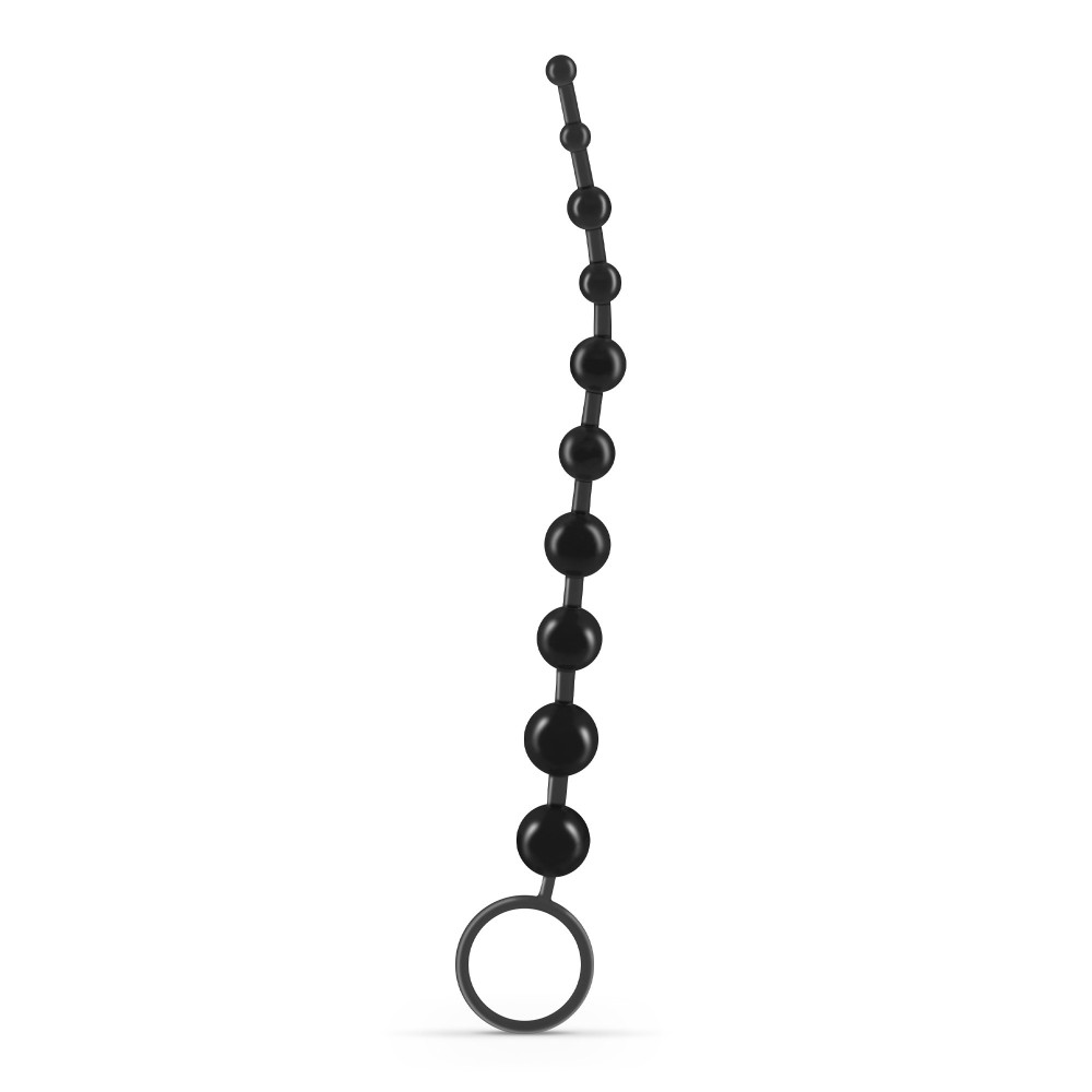 CADENA ANAL DE 10 BILLES NEGRA