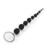 CADENA ANAL DE 10 BILLES NEGRA