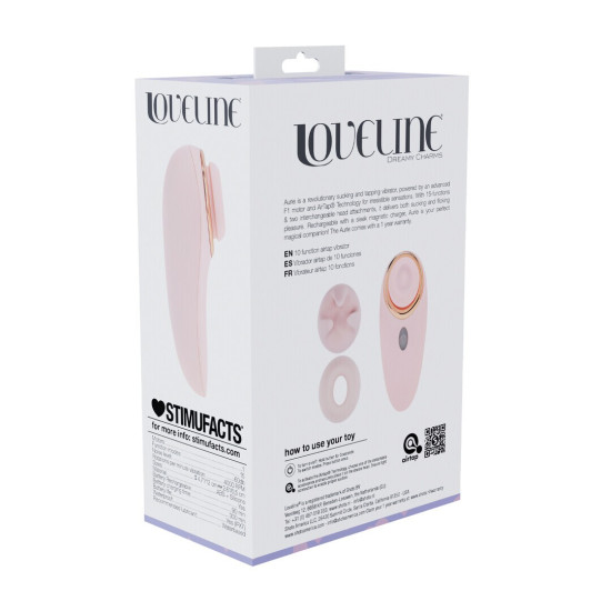 Aurie Estimulador Airtap con Accesorios Rosa