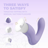 Callalily Estimulador Punto G Con Lengua y Succión Lavanda