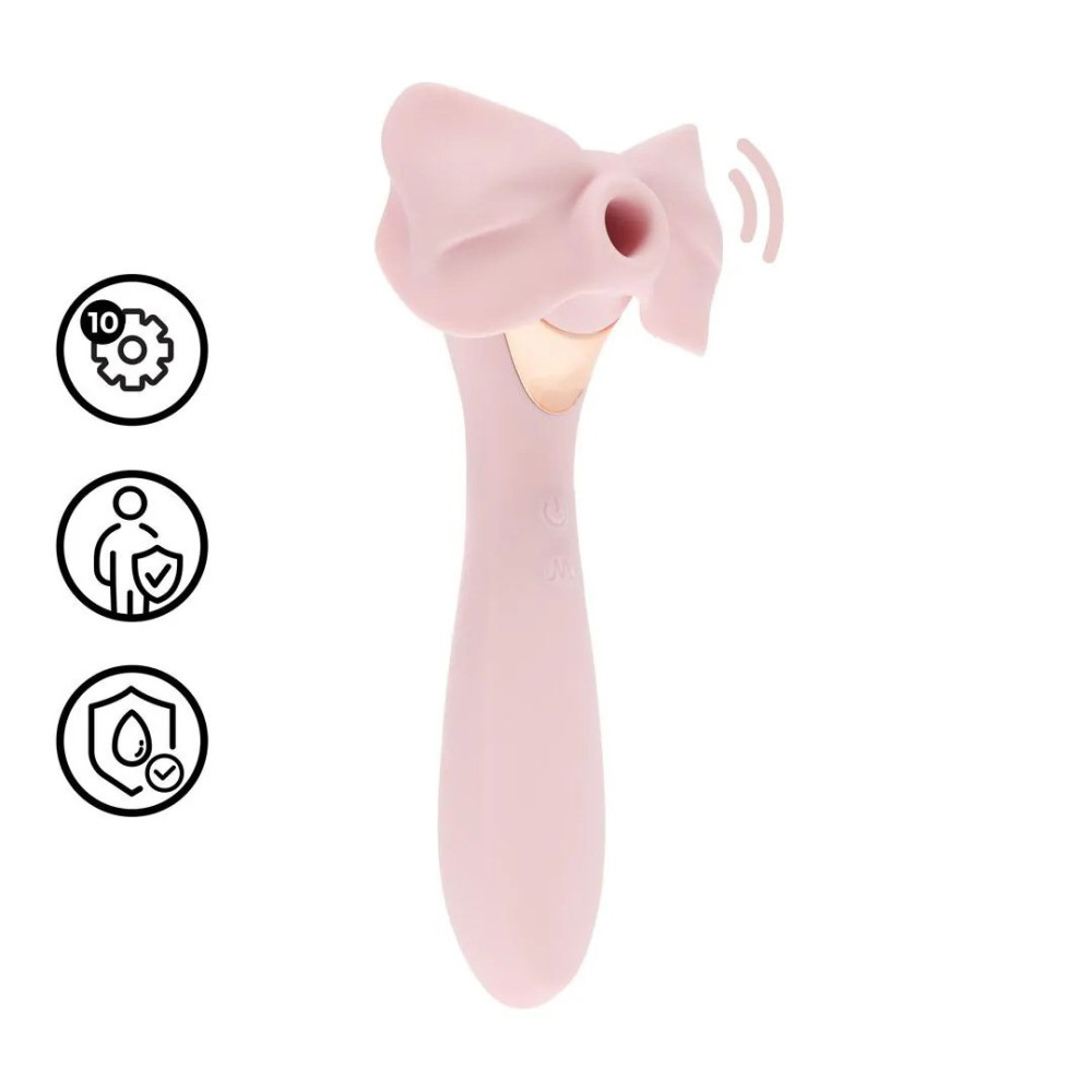 Wand Vibrador Con Accesorios Airtap Rosa
