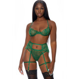 Conjunto de 3 Piezas Blooming Season Verde
