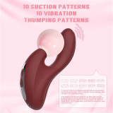 Nymph Vibrador con Golpeteo y Succion