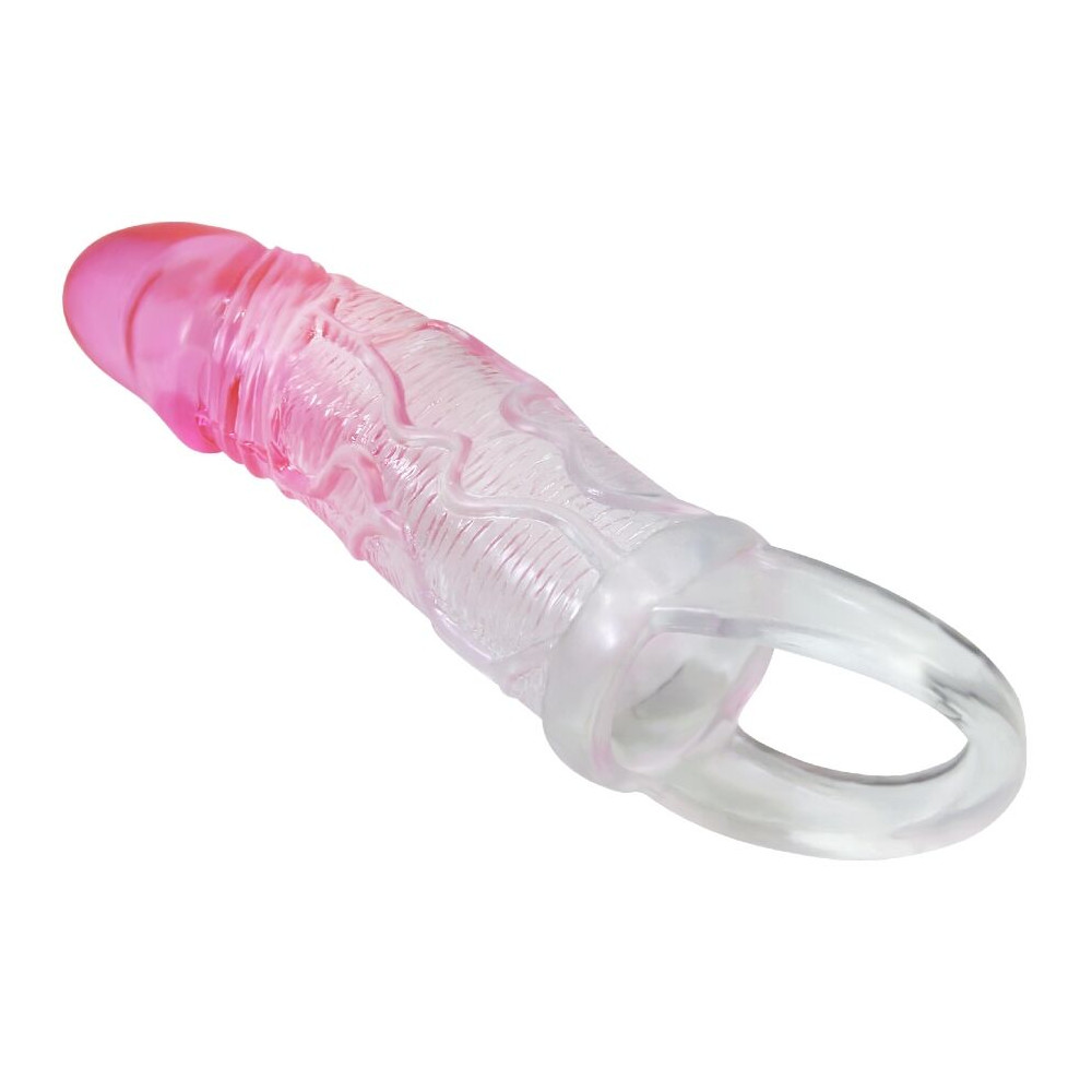 Odes Funda Realística Alargadora de 2 cm para Pene Rosa
