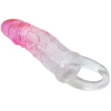 Odes Funda Realística Alargadora de 2 cm para Pene Rosa