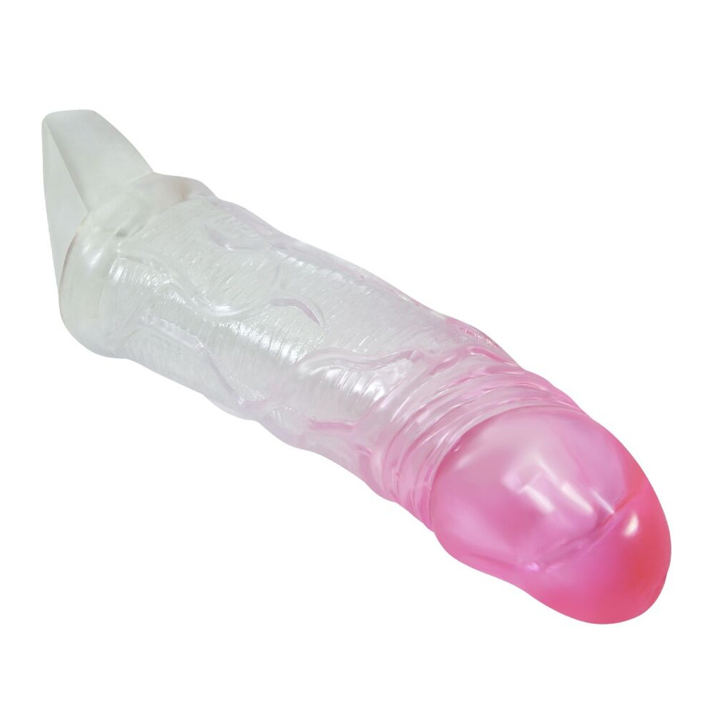 Odes Funda Realística Alargadora de 2 cm para Pene Rosa